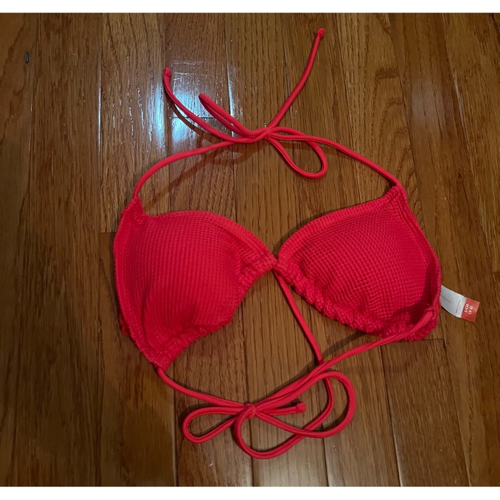 No Boundaries Pink Padded Bikini Top